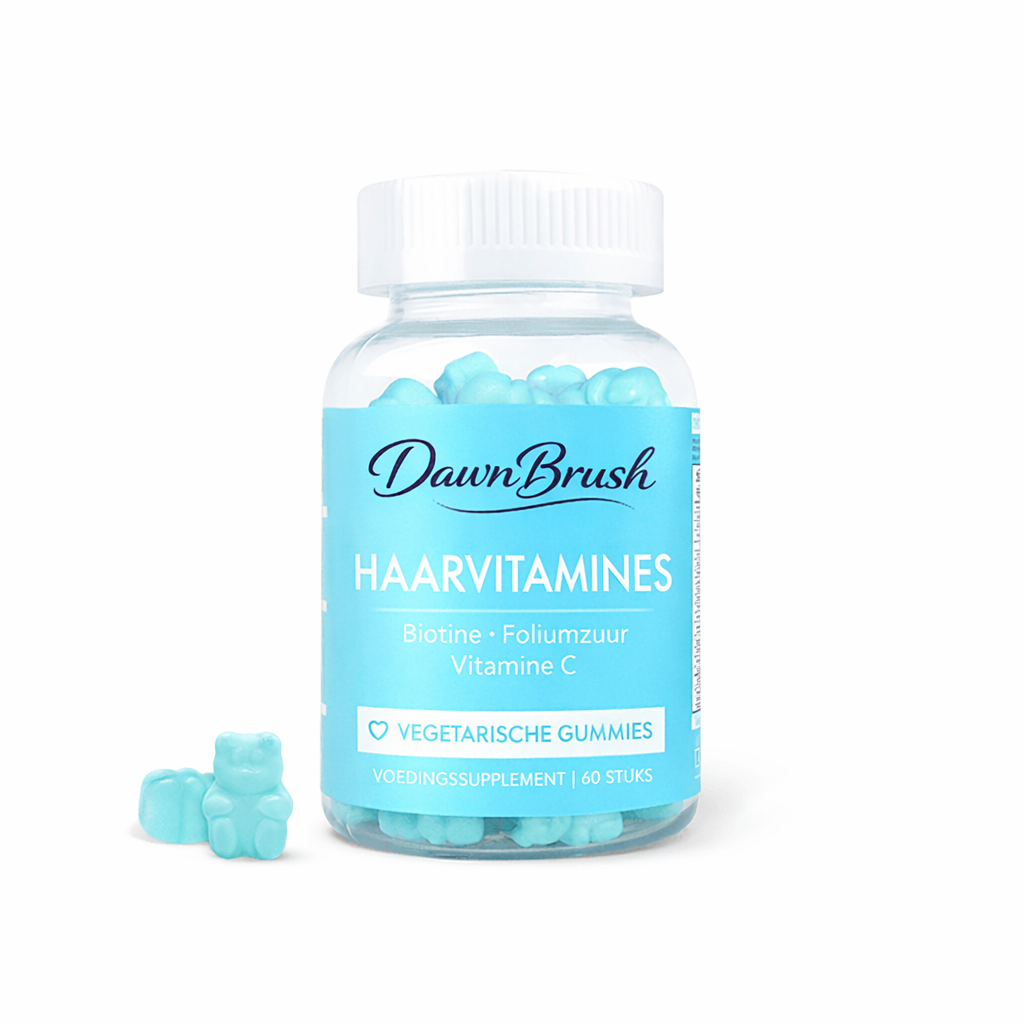 1x DawnBrush Hair Vitamins — 60 veganistische gummies (60% KORTING)
