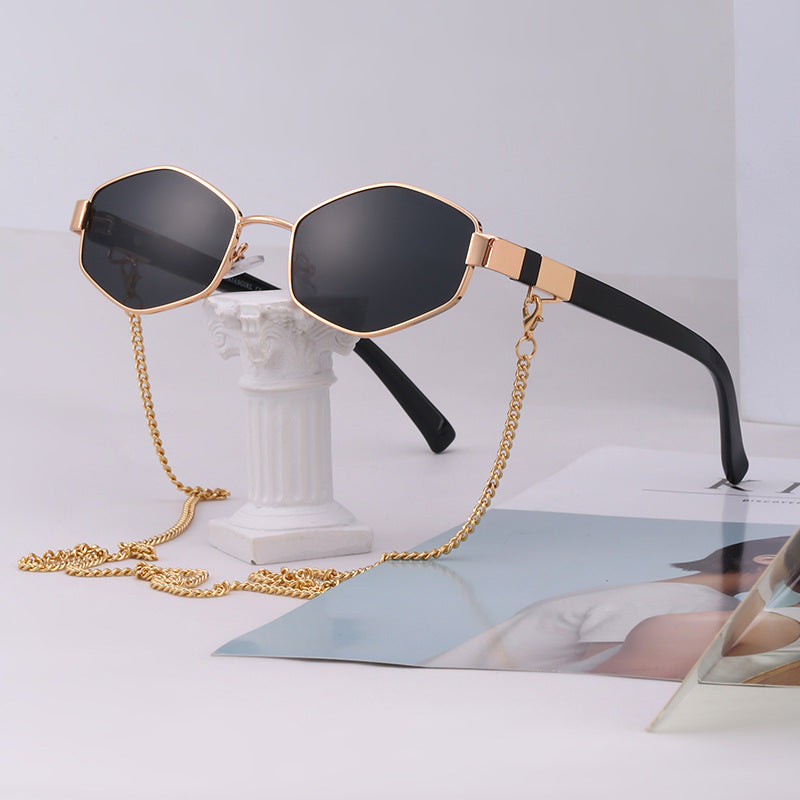 Blisslins Women's Fashion Chain Sunglasses