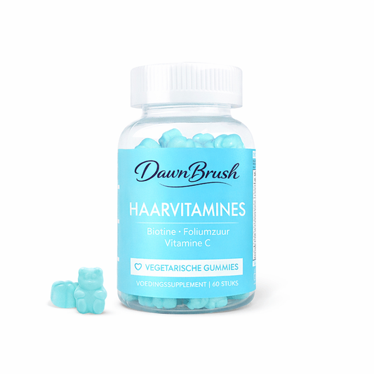 1x DawnBrush Hair Vitamins — 60 veganistische gummies (60% KORTING)