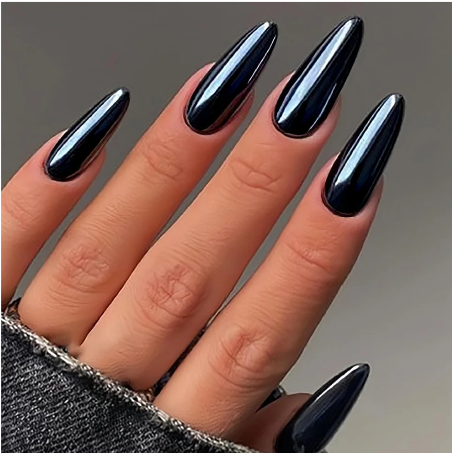 Black Press On Nails