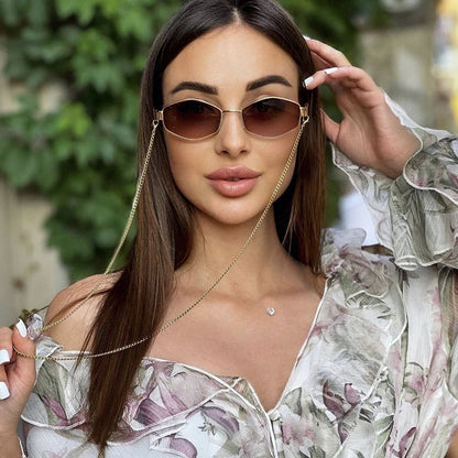 Blisslins Women's Fashion Chain Sunglasses