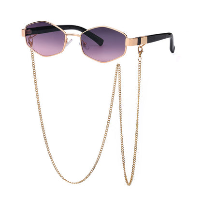 Blisslins Women's Fashion Chain Sunglasses