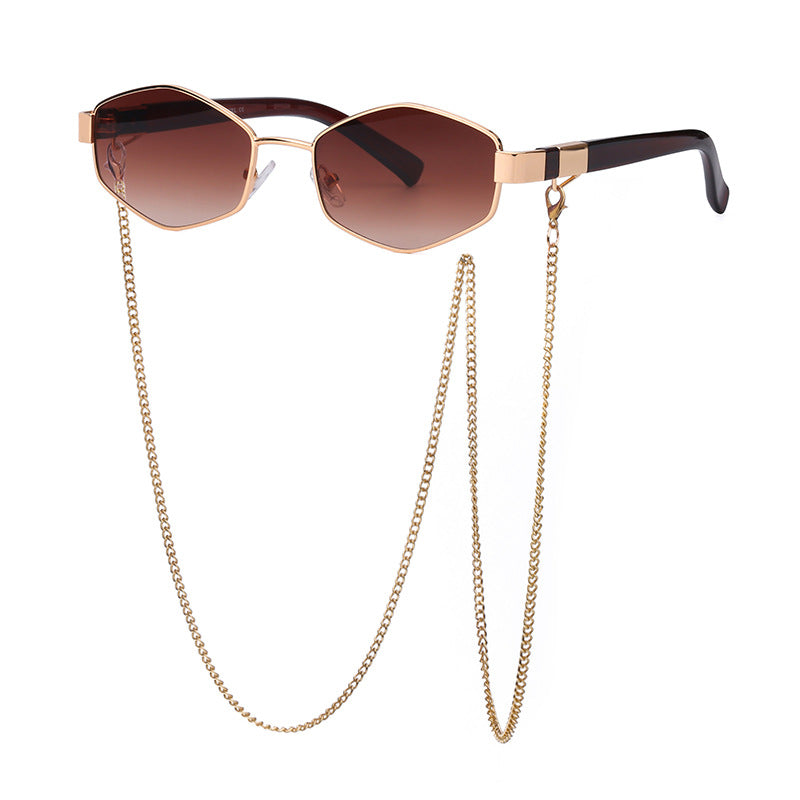 Blisslins Women's Fashion Chain Sunglasses