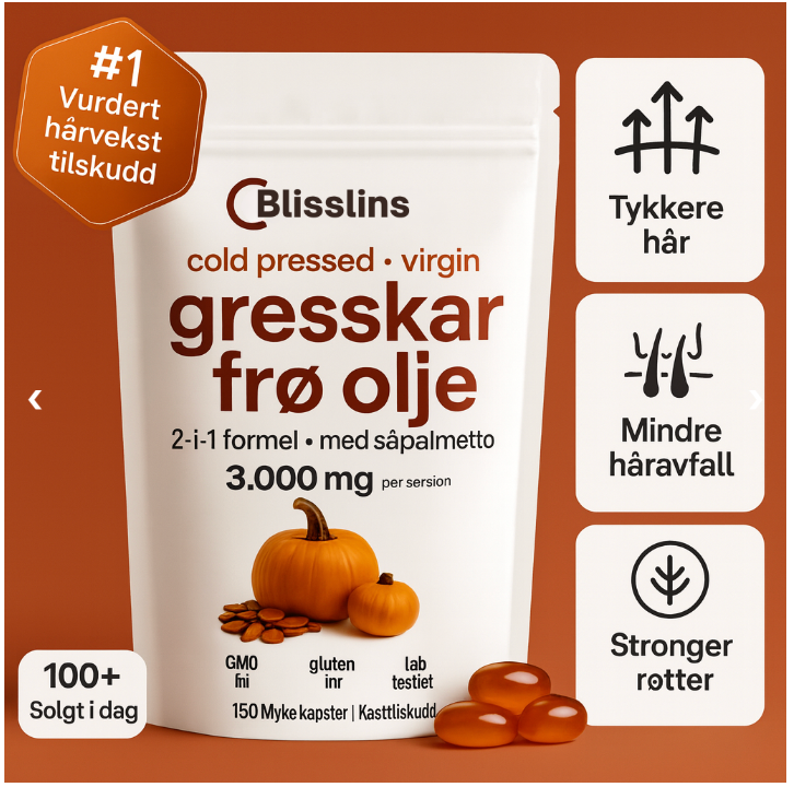 Blisslins Pumpkin seed oil capsules